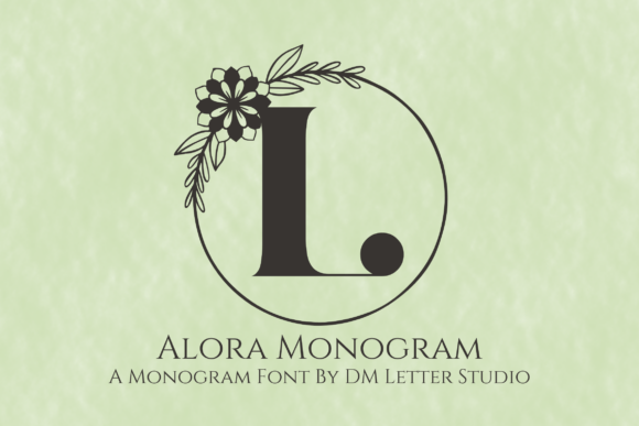 Alora Monogram: The Elegant Typeface for Boutique Branding