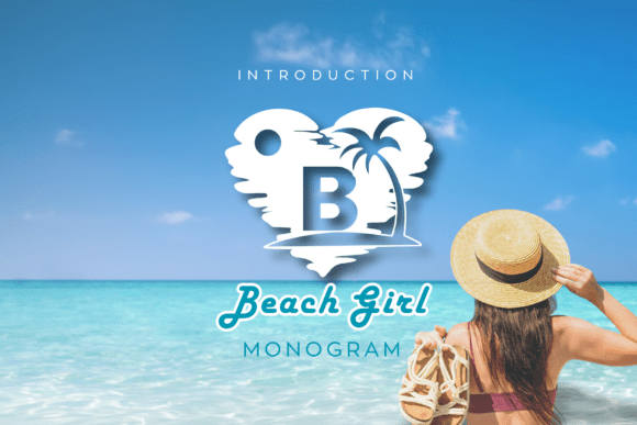 Beach Girl Monogram: The Creative Typeface for Effortless Brand Styling