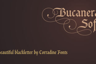 Bucanera Soft Family: Elevating Editorial Design with Modern Blackletter