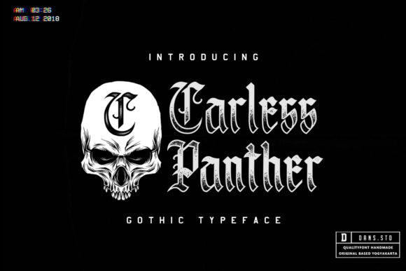 Carless Panther Font: A Bold Typeface for Craft Creators
