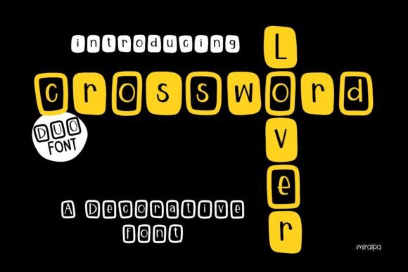 Crossword Lover: A Designer’s Honest Take on This Decorative Typeface