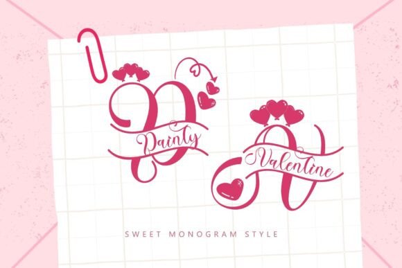 Dainty Valentine Monogram Review