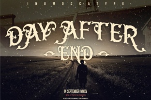 Day After End: A Blackletter Typeface for Editorial Identity