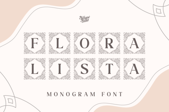 Floralista Monogram: A Sophisticated Display Typeface for Editorial Design