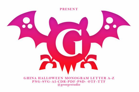 Ghina Halloween Monogram: The Spooky Typeface for Scroll-Stopping Campaigns