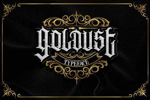 Goldust: A Premium Blackletter Font for Creative Makers