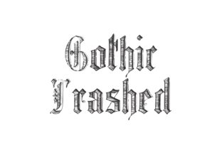 Gothic Trashed: A Blackletter Typeface for Bold Campaign Visuals