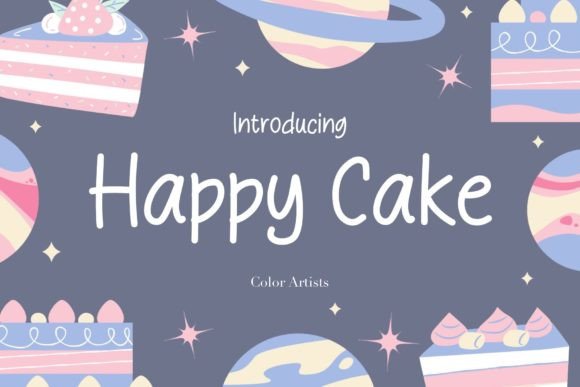 Happy Cake: A Playful Script Font for Joyful Editorial Design