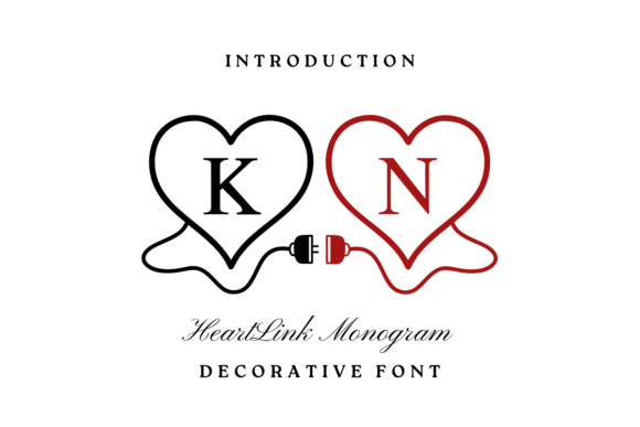 Heartlink Monogram: The Decorative Typeface for Clearer Campaign Messaging
