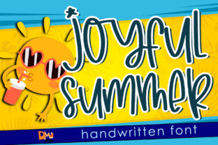 Joyfull Summer: A Handwritten Script Font for Quirky Branding