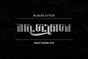 Malocknow: A Bold Blackletter Typeface for Strong Brand Identity