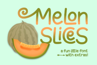 Melon Slices: A Juicy Script Font for Summer Crafts