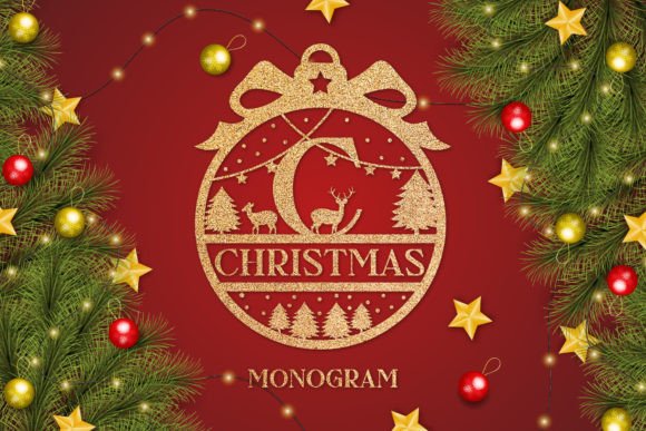 Merry Xmas Monogram: A Festive Typeface for Editorial Design