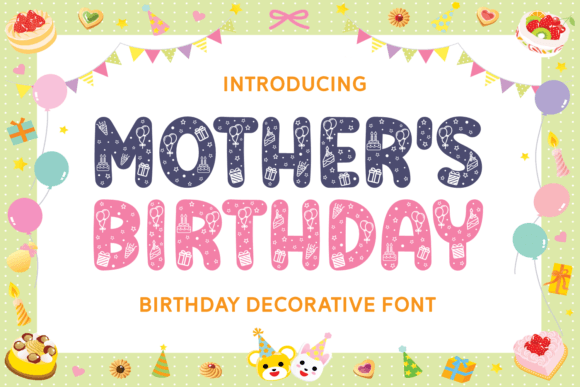 Mother s Birthday: A Playful Font for Festive Branding