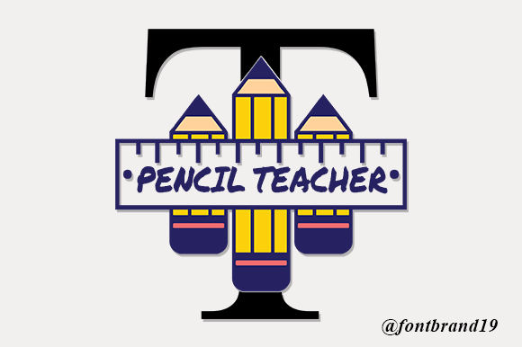 Pencil Teacher Monogram: Elevate Your Brand’s Visual Voice