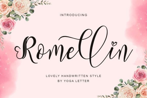 Romellin: A Handwritten Script Font for Boutique Branding
