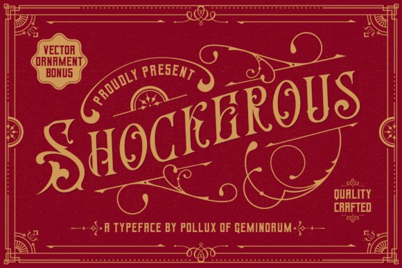 Shockerous Font: A Bold Typeface for Your Brand