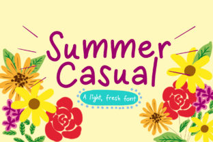 Summer Casual Typeface: The Creative Font for Authentic Brand Voices