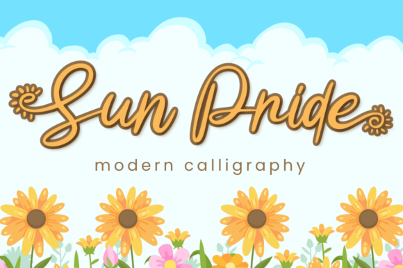 Sun Pride: The Quirky Handwritten Font for Standout Craft Products