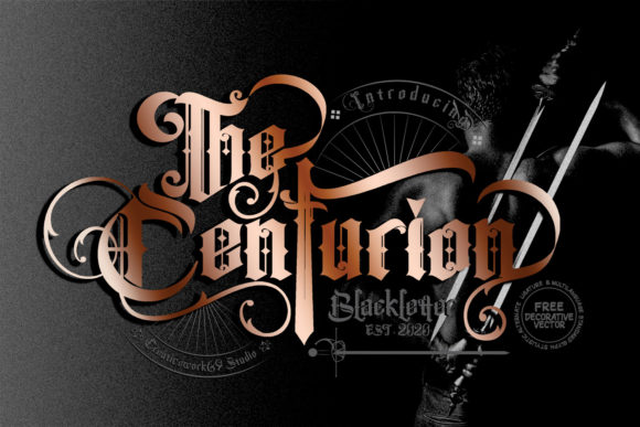 The Centurion Font: Gothic Elegance for Digital Branding