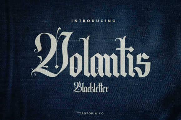 Volantis: A Premium Blackletter Typeface for Editorial Design