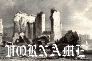 Vorname: A Gothic Typeface for Premium Craft Projects