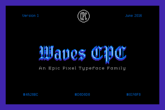 Waves CPC Typeface Review: Pixel Charm for Digital Branding
